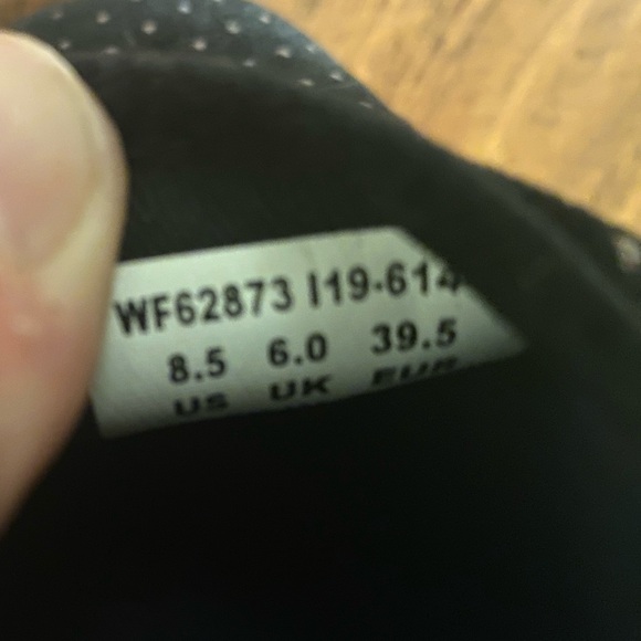 Keds X Kate Spade Double Decker Sneakers Black 8.5 Velvet Glitter Slip On Shoe - Picture 3 of 9